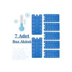 NS reliable Pratik Buz Aküsü Seti Buz Kasedi Ice Box Buz Kalıbı-7 Adet