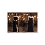 Nsb Tasarım Elegance Collection | Omzu Açık Büyük Beden Abiye Elbise