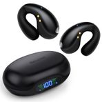 Nsiucion Açık Kulaklıklar, Klipsli Kablosuz Bluetooth 5.3 Spor Kulaklıkları (Siyah)