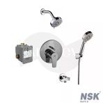 Nsk Ankastre Banyo Batarya Duş Sistemi Seti - Krom / Sıva Altı Grubu İç Set Dahil Arkhev0026