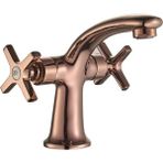 NSK Trinity Çift Kollu Tek Gövde Bronz Lavabo Bataryası