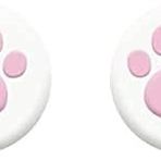 NSLikey 2PCS Thumb Stick Grips Cap Cover Cat Pink Joystick Thumbstick Grip Cap Replacement for PS5 PS4 Xbox one Xbox 360 Wii U NS Pro