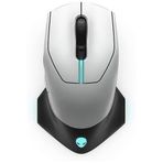 nslx AW610M AlienFX RGB 16.000 DPI Optik Kablolu/Kablosuz Gaming Mouse (545-BBCN) – Beyaz news S