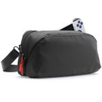 NSMO ROG Ally ve Taşınabilir El Konsolları için Gamer Sling Taşıma Çantası, Buhar Güvertesi, OLED, Legion Go, Nintendo Switch, Crossbody Çıkarılabilir Omuz Askısı Hafif Günlük Seyahat Çantası, Siyah