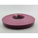 Nsp Kenar Bandı Tutkallı Pvc 040MM 50MT Parlak Bordo - Beyaz