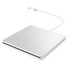 Nsssunnre USB Tip C Harici CD DVD Taşınabilir Film Oynatıcıları Dizüstü Bilgisayar için Gümüş Taşınabilir DVD Oynatıcı