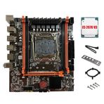 Nsssunnre X99E Anakart E5 2676 V3 Çift Kanallı İşlemci 4XDDR4 RAM RECC PCIE X16 NVMe Gigabit LAN Masaüstü Anakart Destekler