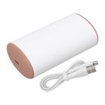 NSXAYIWE El Isıtıcı, 6000mAh 60°C'de Sabit Sıcaklık USB Şarjlı Mini El Isıtıcı, İki Vitesli Çift Koruma Kış Dış Mekan Için Taşınabilir El Isıtıcı(kahverengi)