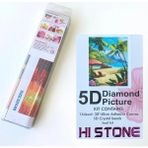 NT Boncuklu Taşlı Pano Çocuklar Için Mozaik Elmas Goblen Diamond Tablo 30 x 40 cm Tropikal Sahil - Renkli