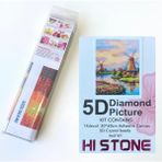 NT Boncuklu Taşlı Pano Çocuklar Için Mozaik Elmas Goblen Diamond Tablo 30 x 40 cm Yel Değirmeni - Renkli