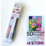 NT Boncuklu Taşlı Pano Mozaik Elmas Goblen Diamond Tablo 50 x 40 cm Çiçekler - Renkli