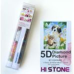 NT Boncuklu Taşlı Pano Mozaik Elmas Goblen Diamond Tablo 50 x 40 cm Hayvan Dostluğu - Renkli