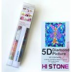 NT Boncuklu Taşlı Pano Mozaik Elmas Goblen Diamond Tablo 50 x 40 cm Kozmik Kelebek - Renkli