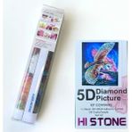 NT Boncuklu Taşlı Pano Mozaik Elmas Goblen Diamond Tablo 50 x 40 cm Uçan Baykuş - Renkli