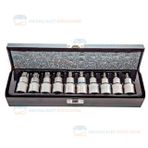 NT Tools NCSET12T CRV 11 Parça 1/2 inç Torx Lokma Seti