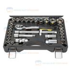 NT Tools NCSET32 32 Parça 1/2 inç Altı Köşe CRV Lokma ve Yıldız Lokma Seti