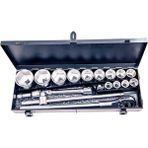 NT Tools NCSET34 Altı Köşe CRV 19 Parça 3/4 inç Lokma Seti