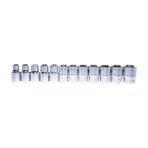 NT Tools NCSET73 12 Parça 1/2" Altı Köşe CR-V Lokma Seti
