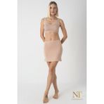 NT Underwear Bambu Mini Etek Astarı, Mini Jupon - Doğal Kumaş, Modern Kalıp. - Ten