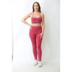 Ntb Nature The Brand Kadın Yüksek Bel Spor Tayt - Acid Pembe Seamless Toparlayıcı Ve Büzgülü Fitness Taytı