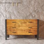 NTCollection Arzan Çekmeceli Masif Ahşap Konsol ( 80 cm )