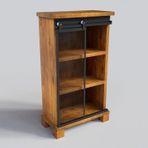 NTCollection Doğal Ağaç Ofis Kitaplık 120 cm - h150 cm - 41 cm