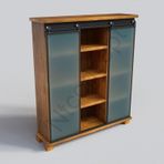 NTCollection Doğal Ağaç Ofis Kitaplık ( 200 cm - h180 cm - 41 cm )