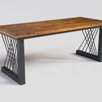 NTCollection Doğal Ağaç Ofis Masası ( 85 cm - 160 cm )