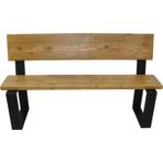NTCollection Masif Ağaç Sırtlı Bank - ( Uzunluk 125 cm )