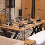 NTCollection Masif Ağaç Yemek Masası Takımı - 85 cm - 150 cm Masa + 150 cm Bank + 2 Adet Sandalye