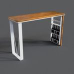 NTCollection Masif Ahşap Mutfak Ve Bar Masası ( 160 cm - 60 cm - h105 cm )