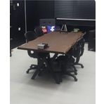 NTCollection Masif Doğal Ağaç Toplantı Ve Ofis Masası ( 75 cm - 100 cm )