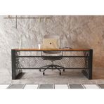 Ntconcept Asya Masif Ağaç Ofis ve Çalışma Masası - Ebat Seçenekli - 75x200 cm - Açık Ceviz