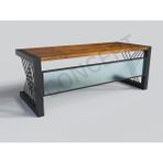 Ntconcept Dina Masif Ağaç Ofis ve Çalışma Masası - Ebat Seçenekli - 85x220 cm - Açık Ceviz