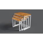 Ntconcept Lie Masif Ağaç Zigon Sehpa -NTmazs13232acb