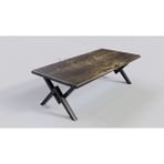 Ntconcept Masif Ahşap Toplantı MASASI100 x 200 cm - Kahverengi