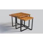 Ntconcept Nue asif Ahşap Zigon Sehpa -NTmazs13235acs