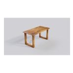 Ntconcept Ofis Açık Ceviz Masif Ahşap Çalışma Masası(75cm-100cm)
