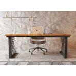 Ntconcept Tron Masif Ağaç Ofis ve Çalışma Masası - Ebat Seçenekli - 85x200 cm - Açık Ceviz