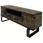 Ntconcept Voha Masif Ahşap Tv Stand - (Genişlik 120CM) - Ceviz