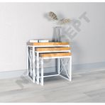 Ntconcept Woe Masif Ağaç Zigon Sehpa -NTmazs1323300
