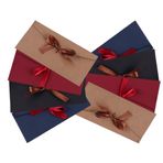 NTRUXZP 8 adet zarf, hediye kartı zarfı, renkli, hediye kartları, kendin yap teşekkür kartları, sevgililer günü, doğum günü kutlaması, hediye kartı (4 model)