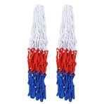 NTRUXZP Basketbol filesi, 2 adet profesyonel basketbol filesi, taşınabilir basketbol ağı, okul spor sahaları, iç ve dış mekanda basketbol sporları için uygundur (45 cm)