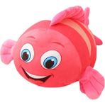 Nuancheng Sevimli Simüle Palyaço Balığı Peluş Oyuncak Bebek (Yurt Dışından) - Beyaz - Pembe