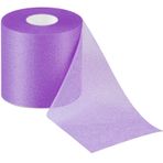 Nuanchu 30 Metre Önceden Sarmalı Atletik Bant Köpük Alt Sargı Bandı Spor Köpük Alt Sargı Bandaj Atletik Köpük Bant Bilekler Dirsekler Dizler Ayak Bileği Saçları için, 7,76 inç (Mor)