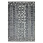 Nüans Yün-viskon Özel Tezgah Halısı, 8803 Dokuma Makine Halısı Halısı, Gri, 170 x 240