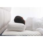 Nubi Sleep Sirrus Ortopedik Visco Ergonomik Vücut Yastığı - 35 x 65 cm - Beyaz