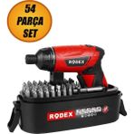 Nublado Şarjlı Tornavida 3.6V 1.5AH 210RPM Lı-Ion 54 Parça Hobi Set - Standart