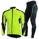 NUCKILY Erkek High Quality su geçirmez rüzgar geçirmez riding Composite Fleece Ceket set NUCKILY M = EU Small