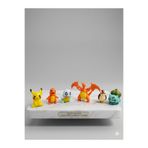nuclear kimya 6'li Pokemon Seti Mini Figür Koleksiyonluk Pikachu Charmander Squirtle Bulbasaur Pidgey Charizard